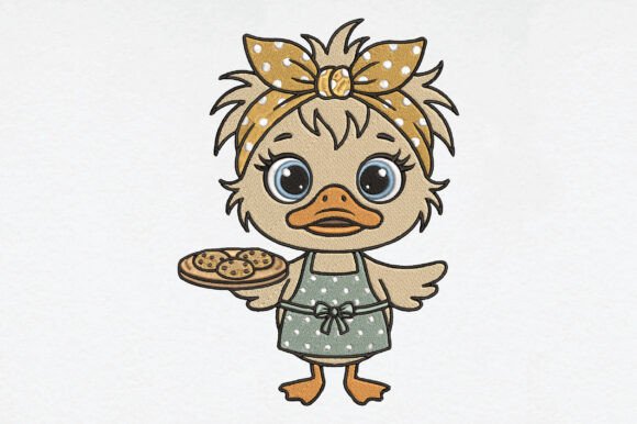 Baby Duck Embroidery: Sweet Seasonal Charm for Holiday Makes