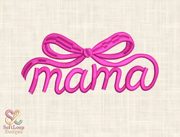 Cute Mom Embroidery File