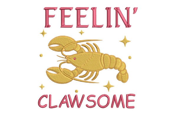 Feelin Clawsome Embroidery Design