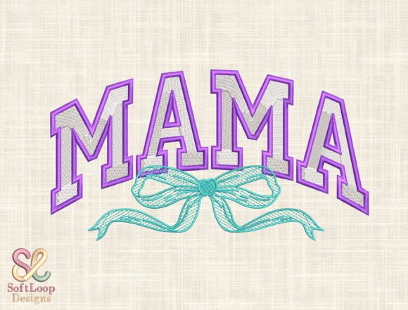 Modern Mom Embroidery File